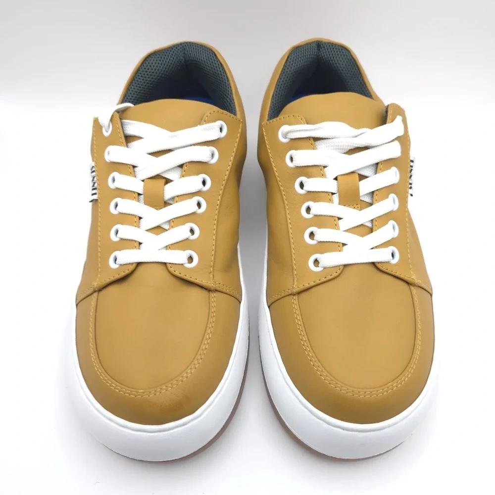 SUNNEI New Shoes Sneakers Dreamy Size 38 Platform‎ Ocher Leather MADE IN ITALY